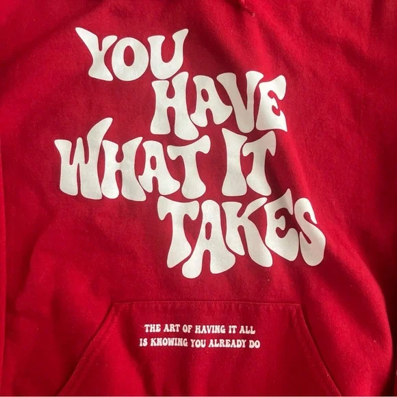 Shop Ludic Red Graphic Sweatshirt - Picture 2 of 5